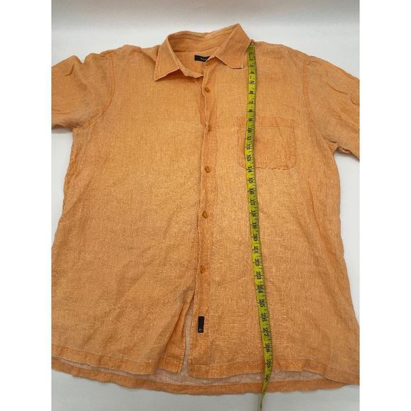 Men's Orange Dress Shirt - Picture 5 of 8